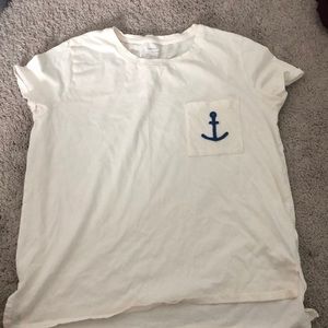 T-shirt with anchor detail